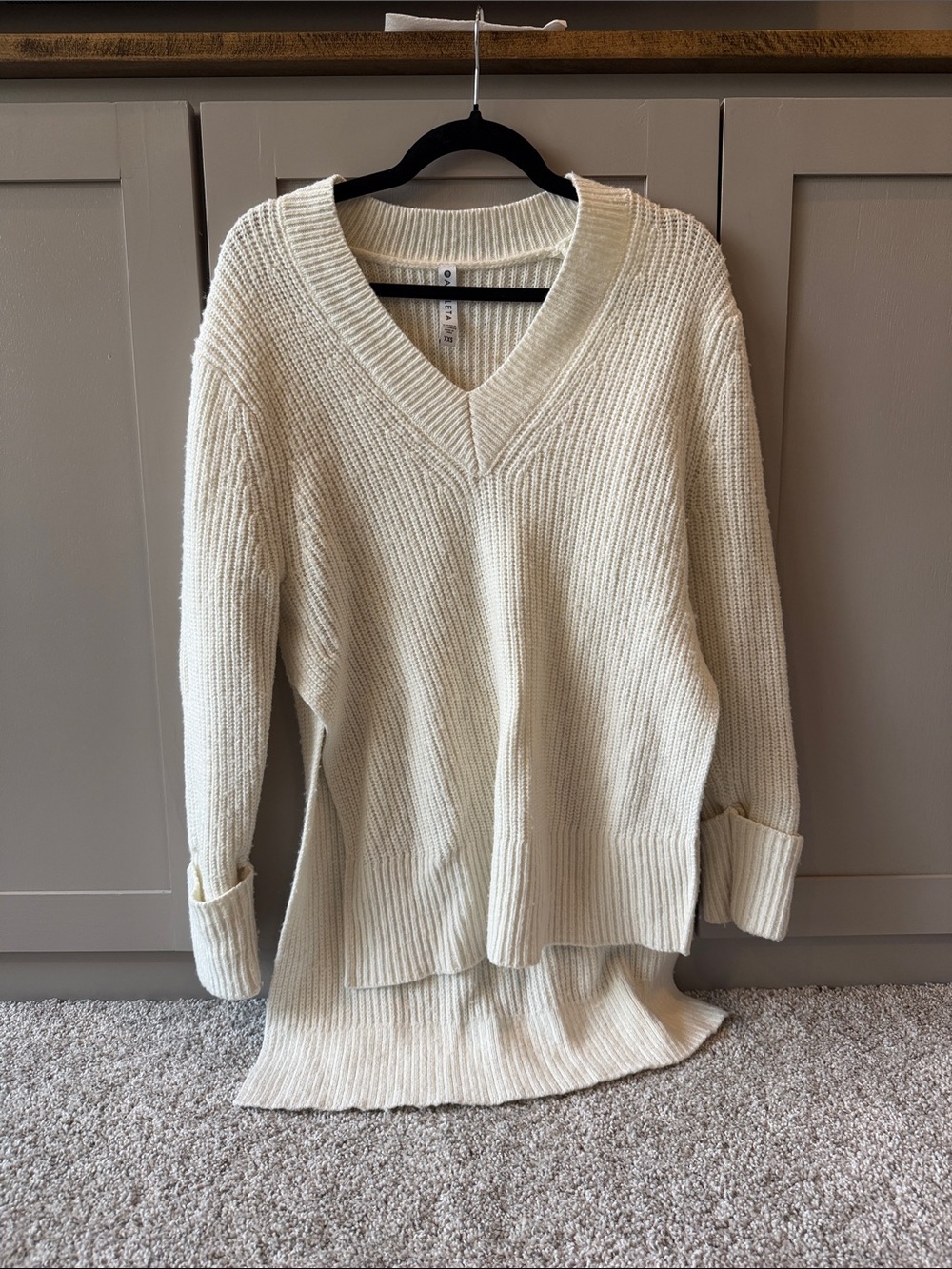 Athleta Shasta V Neck Sweater